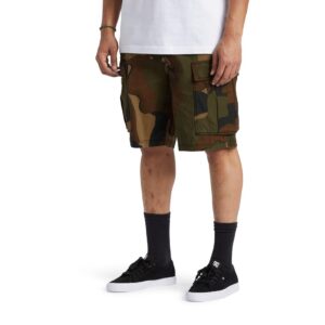 DC Tundra Cargo Shorts - Abstract Camo