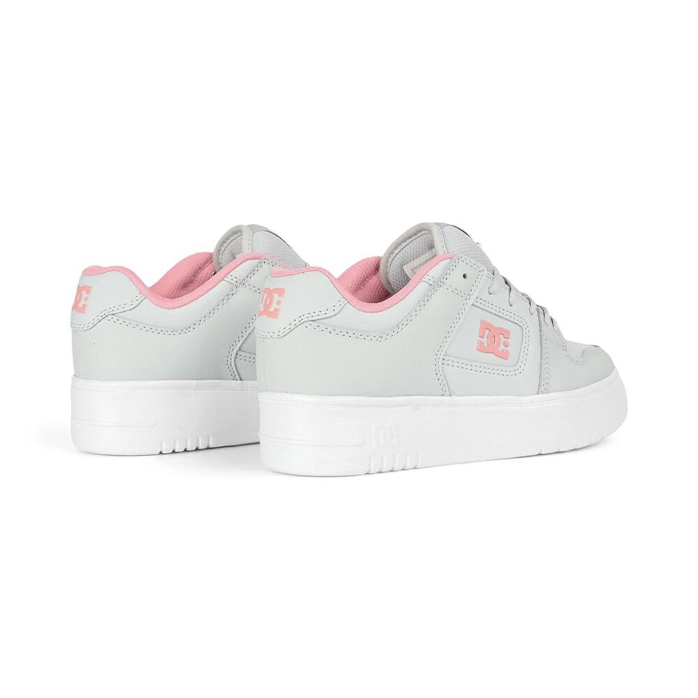 DC Women's Manteca 4 Platform Skate Shoes - Grey/Blushing Bride