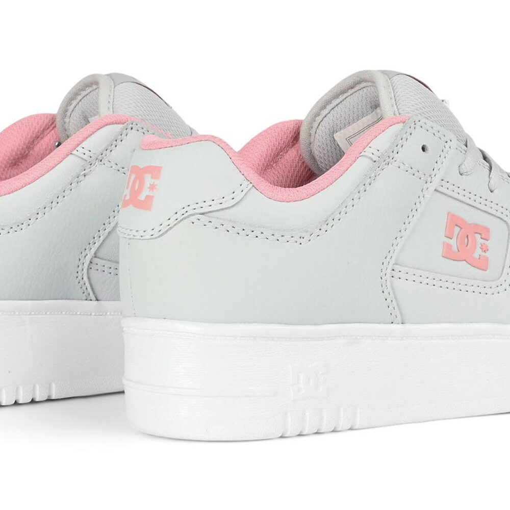 DC Women's Manteca 4 Platform Skate Shoes - Grey/Blushing Bride
