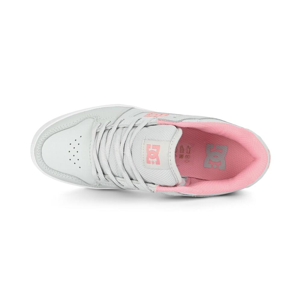 DC Women's Manteca 4 Platform Skate Shoes - Grey/Blushing Bride
