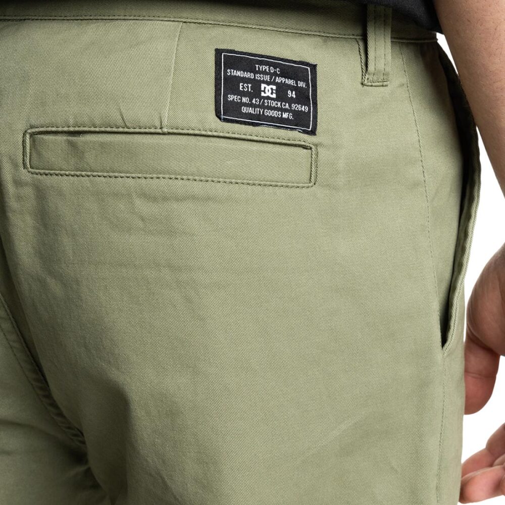 DC Worker Relaxed Chino Pants - Deep Lichen Green