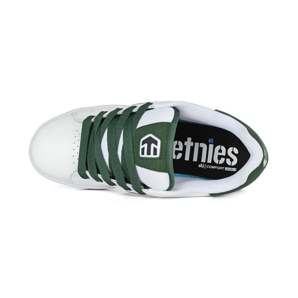 Etnies Callicut Skate Shoes - White/Green