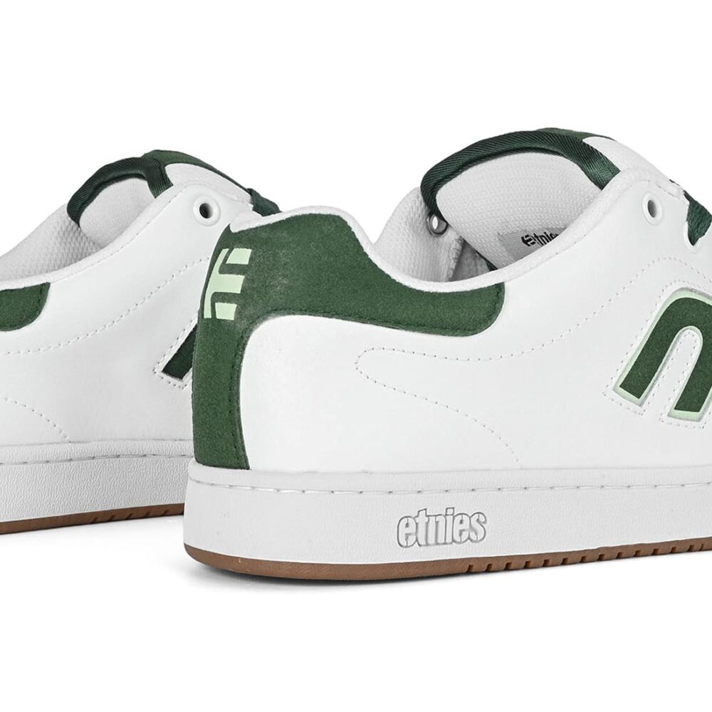 Etnies Callicut Skate Shoes - White/Green