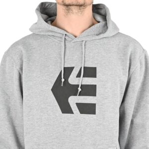Etnies Classic Icon Pullover Hoodie - Grey/Black