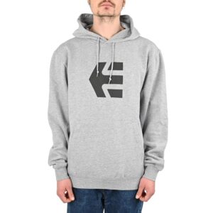 Etnies Classic Icon Pullover Hoodie - Grey/Black