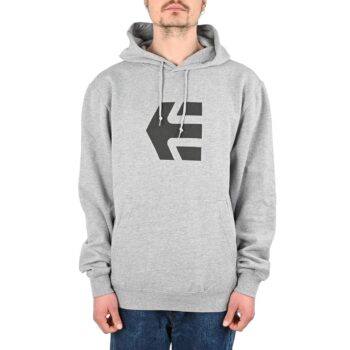Etnies Classic Icon Pullover Hoodie - Grey/Black