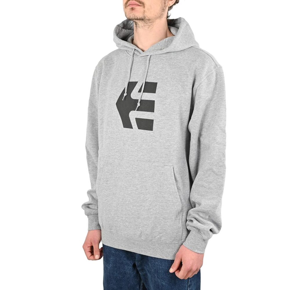 Etnies Classic Icon Pullover Hoodie - Grey/Black