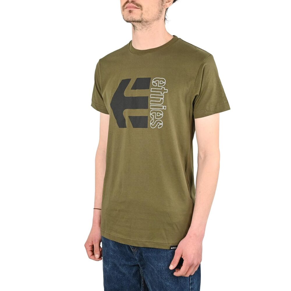 Etnies Corp Combo S/S T-Shirt - Dark Green