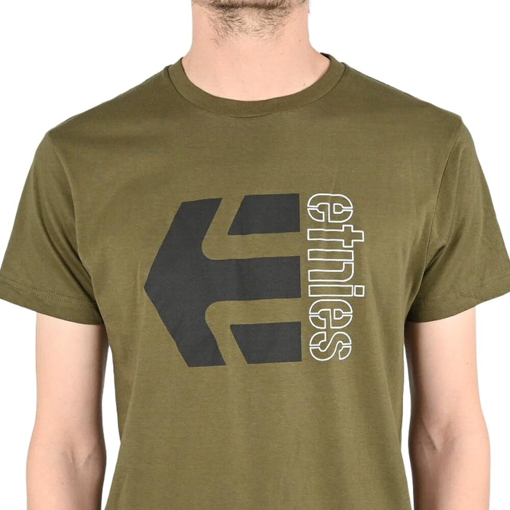 Etnies Corp Combo S/S T-Shirt - Dark Green