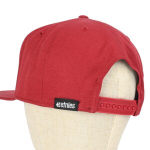 Etnies Corp Snapback Cap – Rust