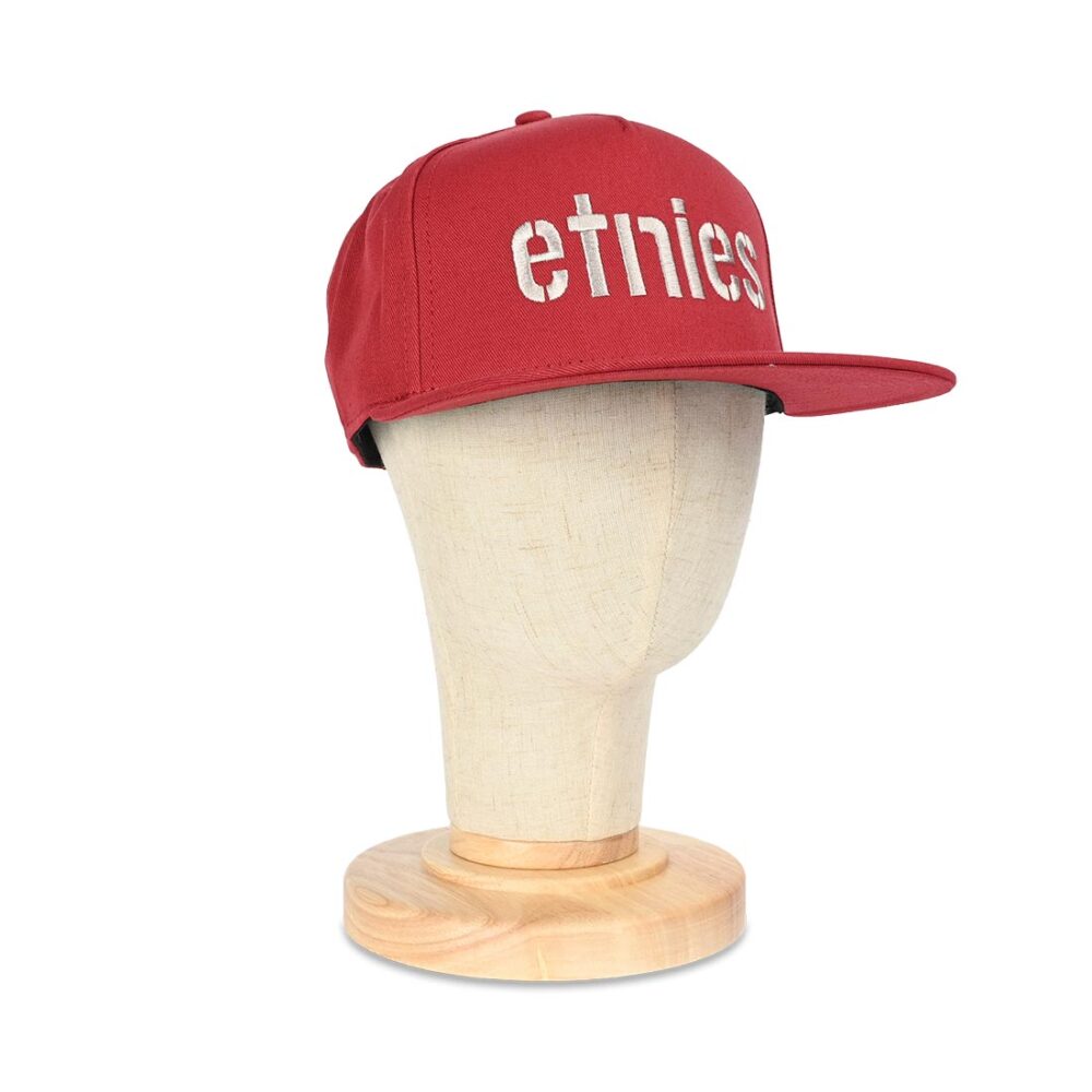 Etnies Corp Snapback Cap – Rust