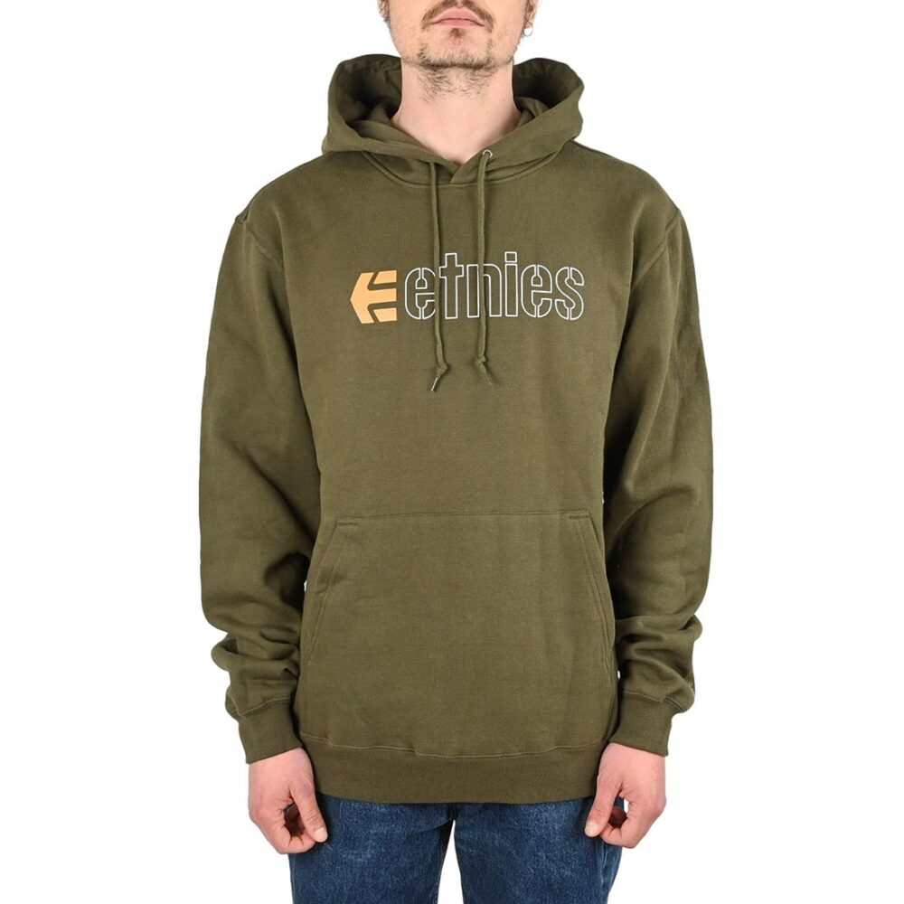 Etnies Ecorp Pullover Hoodie - Dark Green