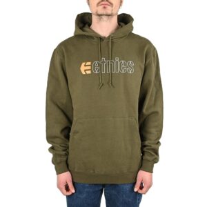 Etnies Ecorp Pullover Hoodie - Dark Green