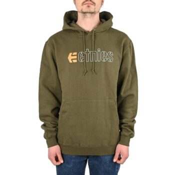 Etnies Ecorp Pullover Hoodie - Dark Green