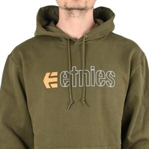 Etnies Ecorp Pullover Hoodie - Dark Green