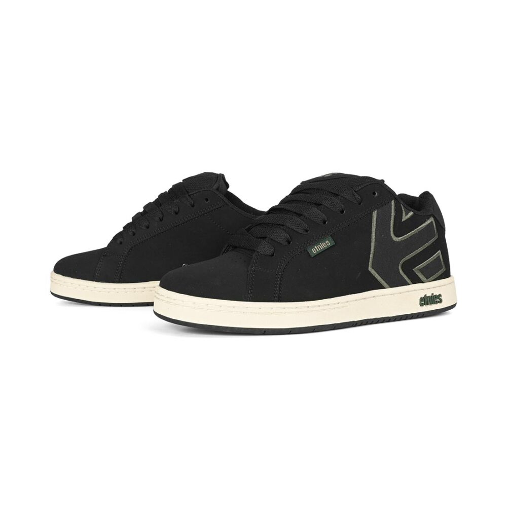 Etnies Fader Skate Shoes - Black/Green