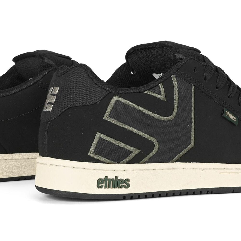 Etnies Fader Skate Shoes - Black/Green