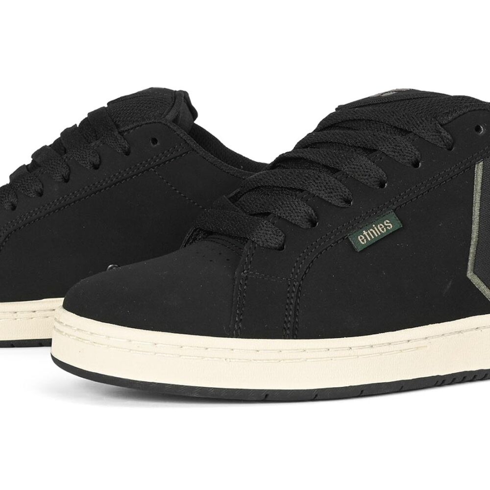 Etnies Fader Skate Shoes - Black/Green