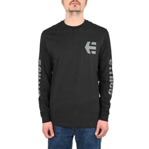 Etnies Icon L/S T-Shirt - Black/Black/Grey
