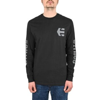 Etnies Icon L/S T-Shirt - Black/Black/Grey