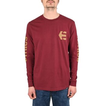 Etnies Icon L/S T-Shirt - Maroon
