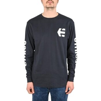 Etnies Icon L/S T-Shirt - Navy/White