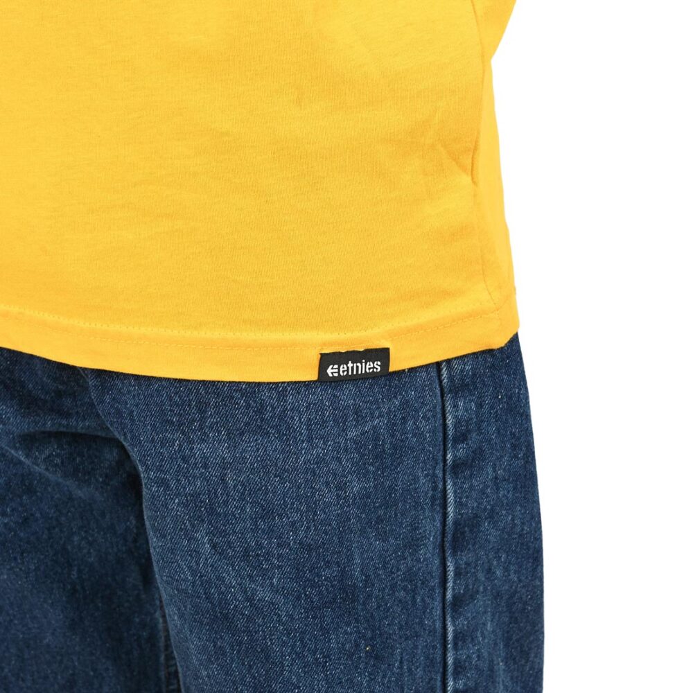 Etnies Icon S/S T-Shirt - Gold/Black