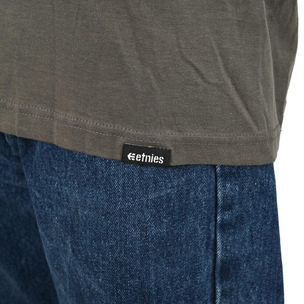 Etnies Icon S/S T-Shirt - Grey/Black
