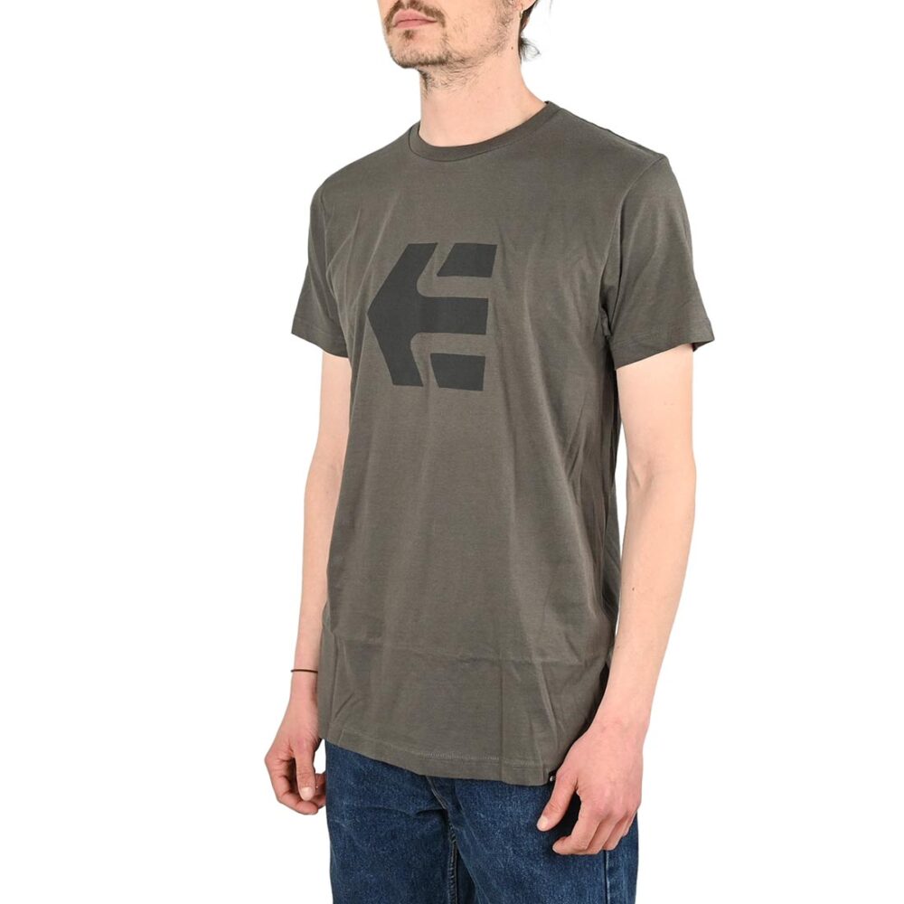 Etnies Icon S/S T-Shirt - Grey/Black