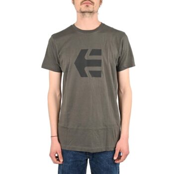 Etnies Icon S/S T-Shirt - Grey/Black