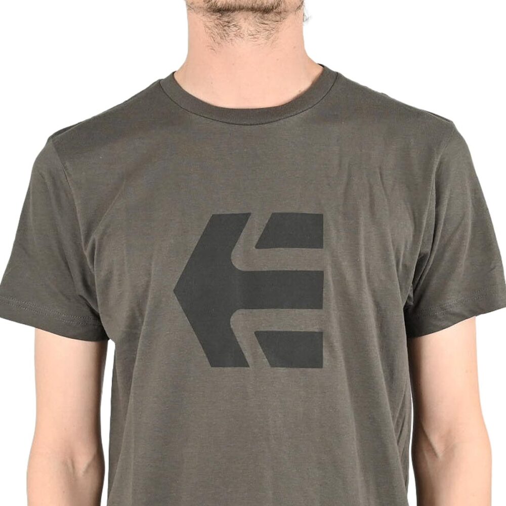 Etnies Icon S/S T-Shirt - Grey/Black