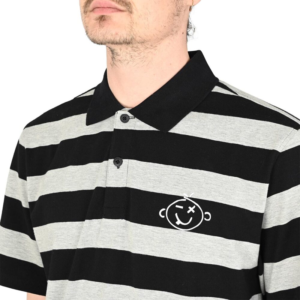 Etnies KO Polo S/S T-Shirt - Black/Charcoal