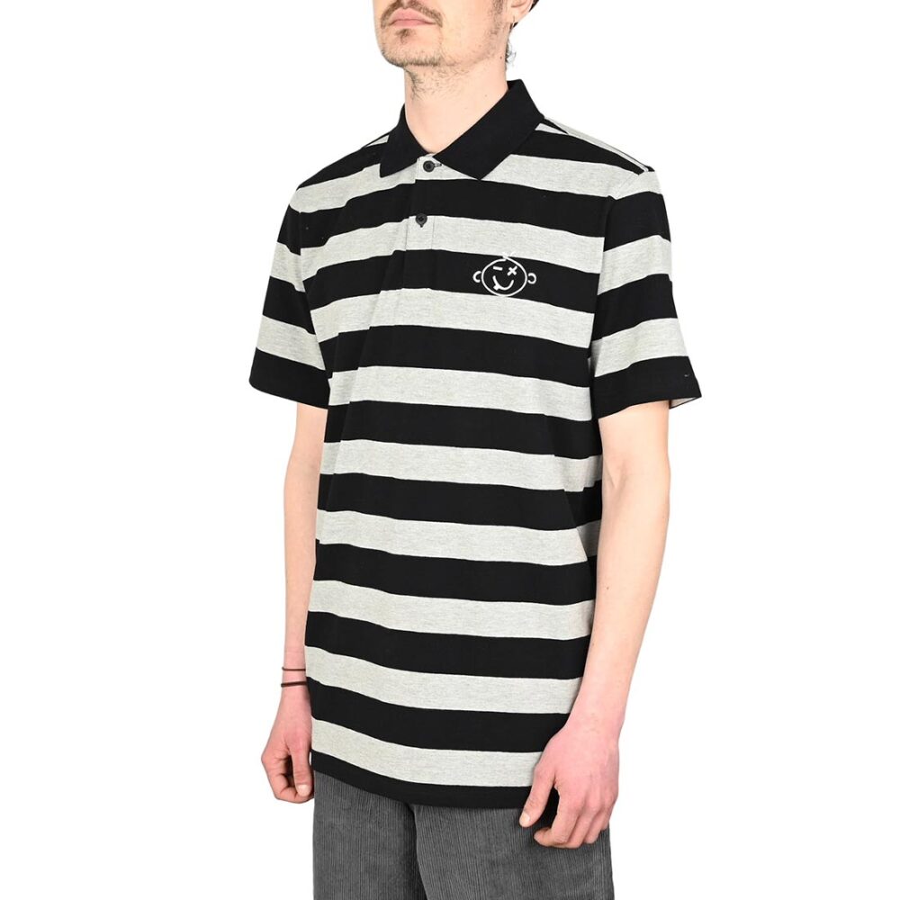 Etnies KO Polo S/S T-Shirt - Black/Charcoal