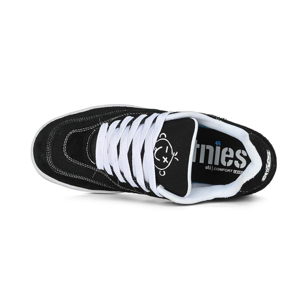 Etnies Snake Skate Shoes - Black/White
