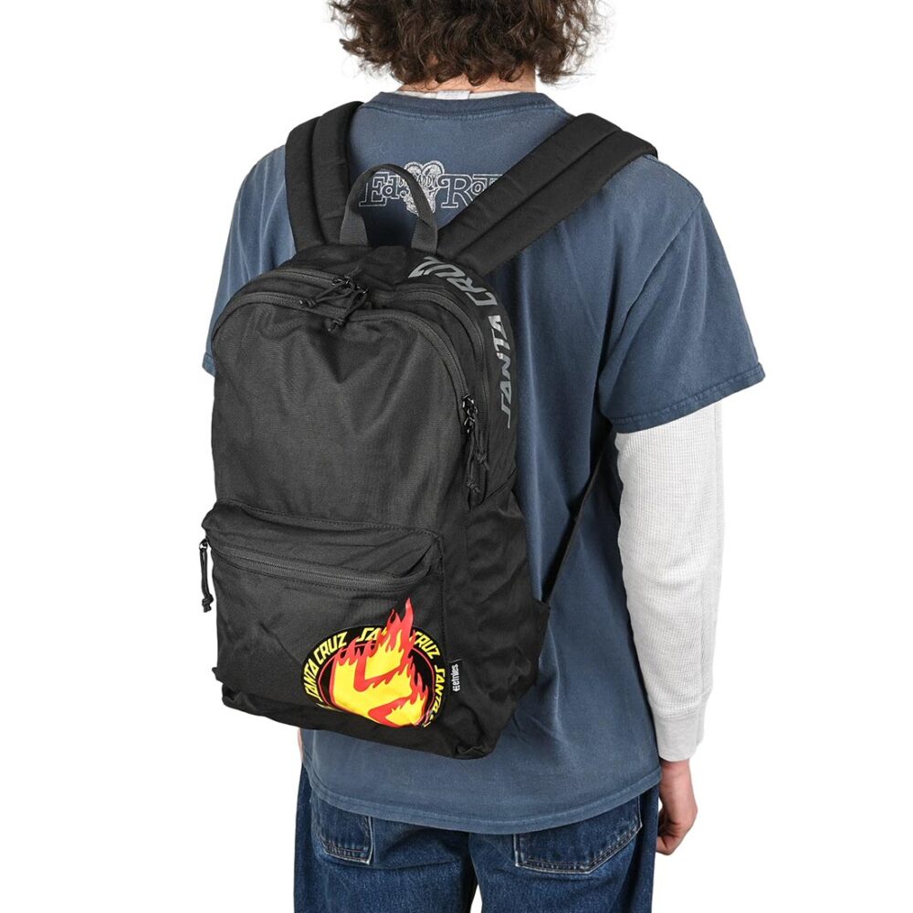 Etnies x Santa Cruz Flame Fader 18L Backpack - Black