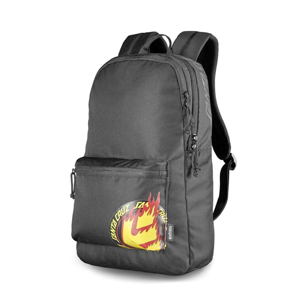 Etnies x Santa Cruz Flame Fader 18L Backpack - Black