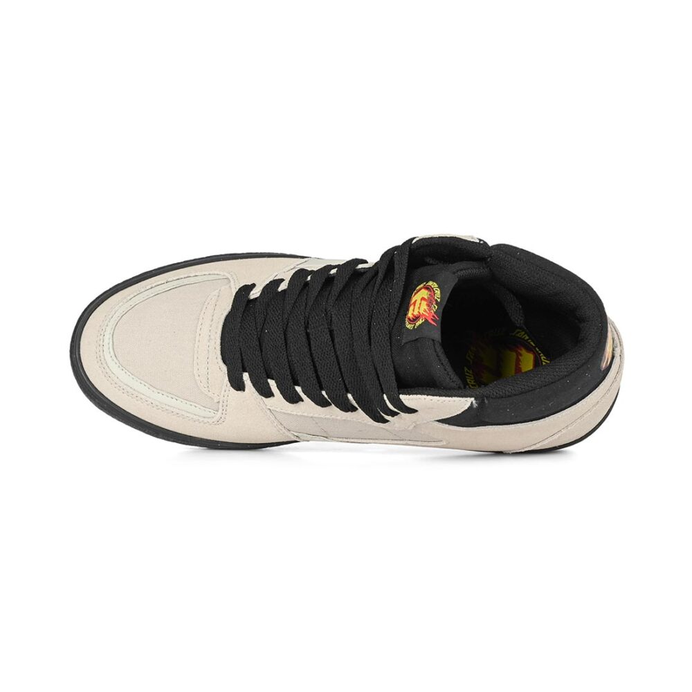 Etnies x Santa Cruz Screw Vulc Mid Skate Shoes - White/Black