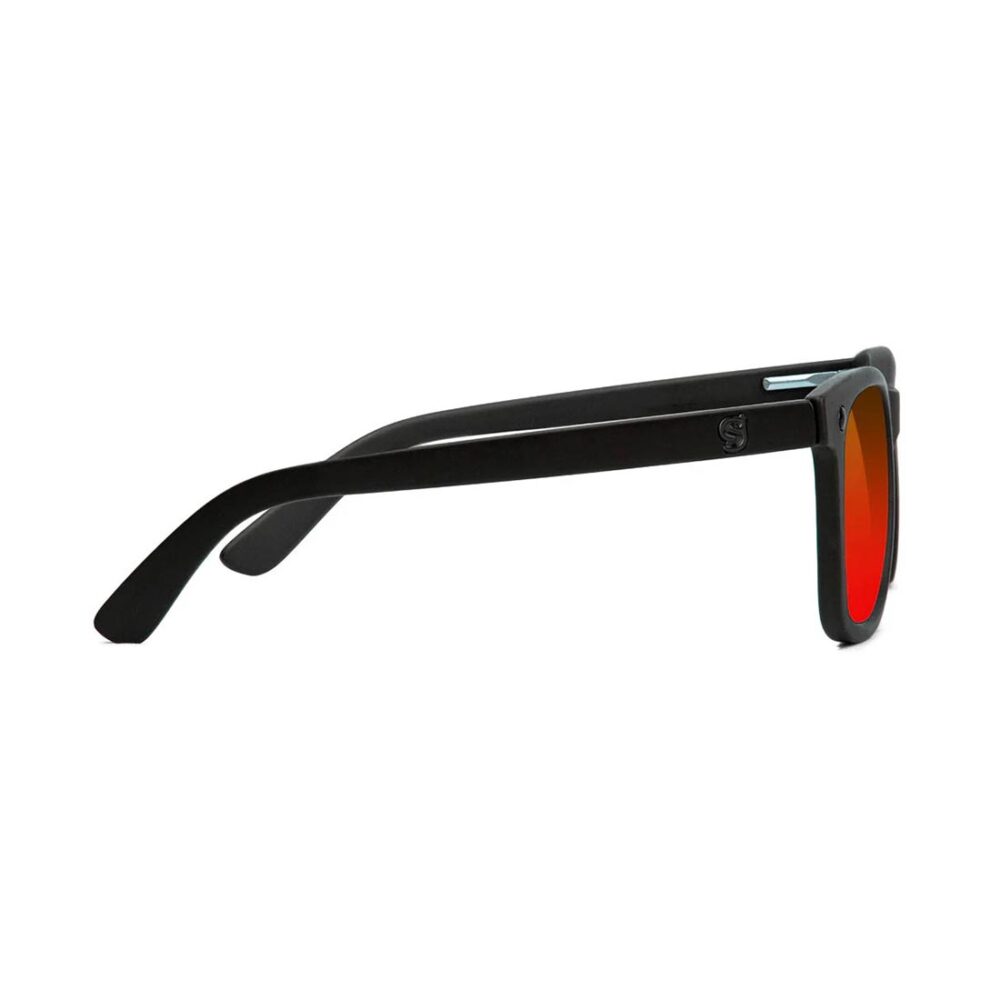 Glassy Eyewear Mikemo Premium Polarized Sunglasses - Blackout/Red Mirror