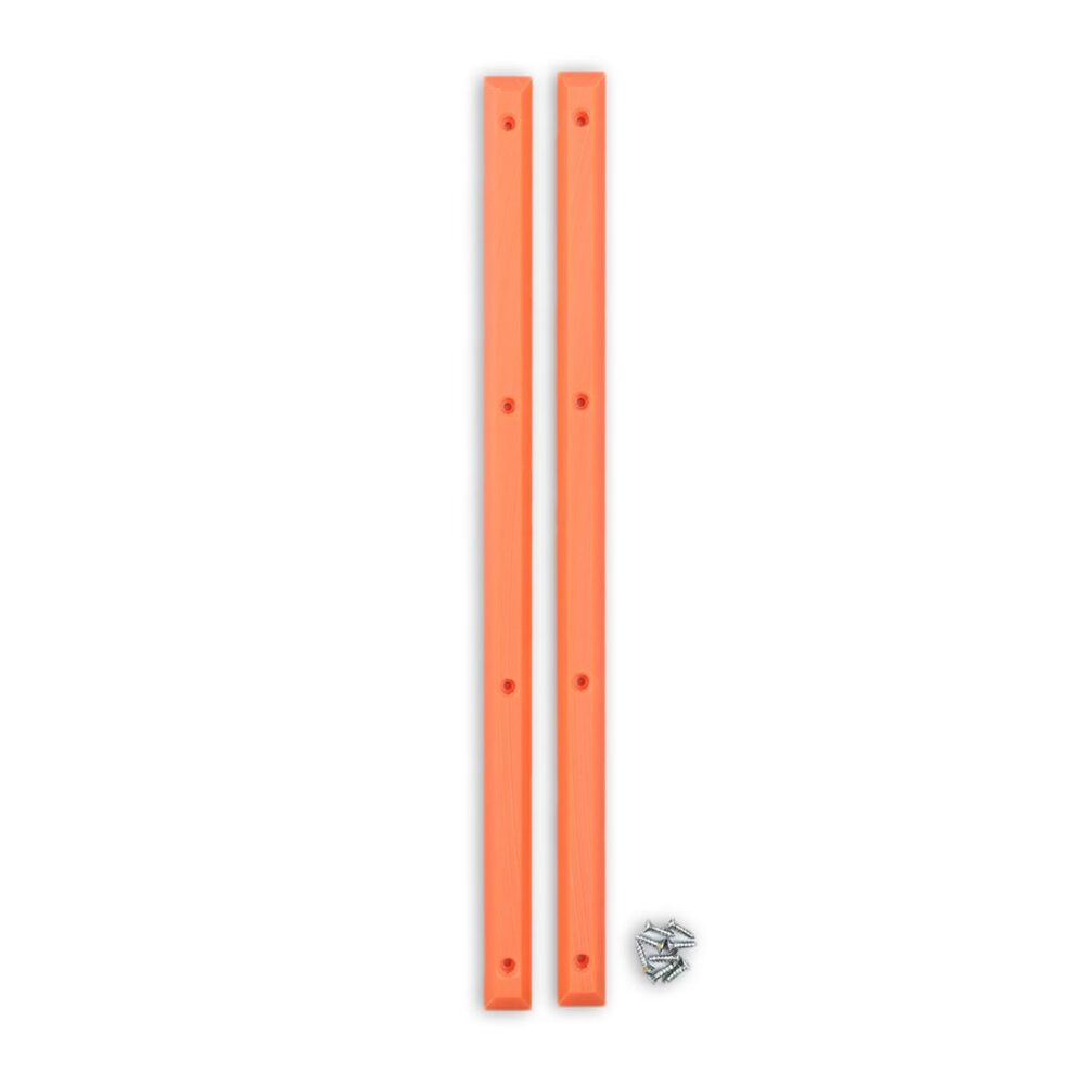 Lil Jawns Curb Skateboard Rails (2 Pack) - Orange