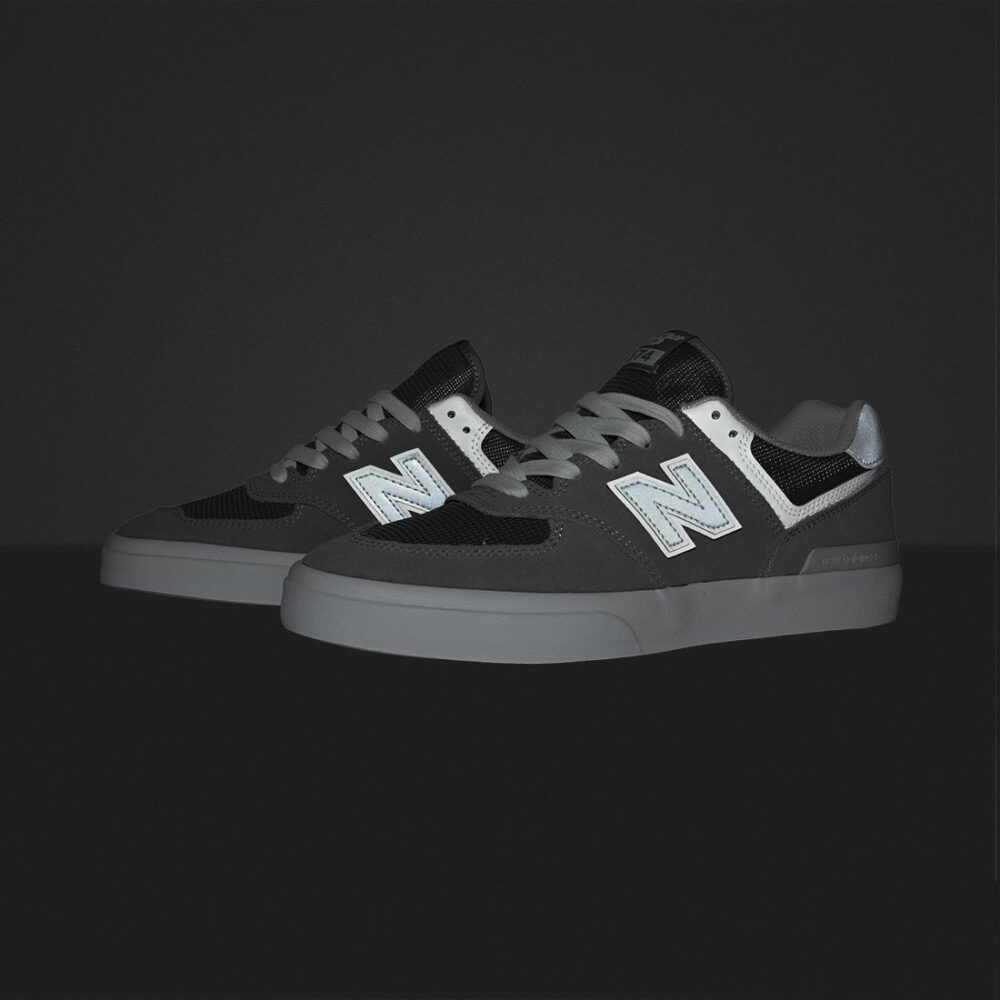 New Balance Numeric 574 Vulc Skate Shoes - Grey/White (SP25)
