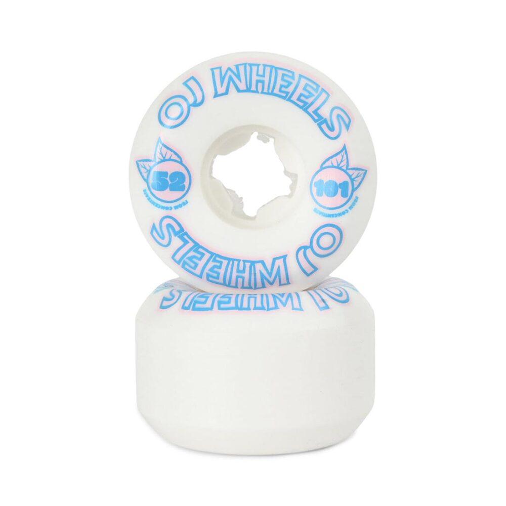 OJ From Concentrate Hardline 52mm Skateboard Wheels - White