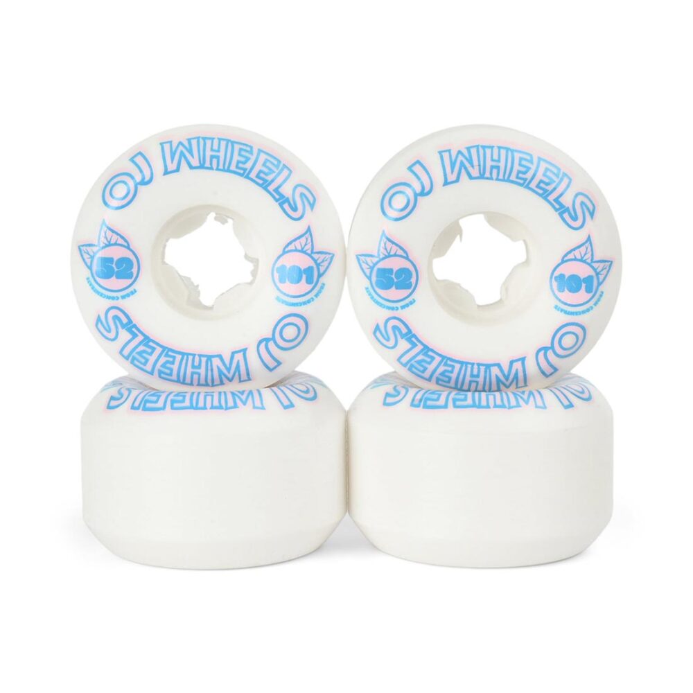 OJ From Concentrate Hardline 52mm Skateboard Wheels - White