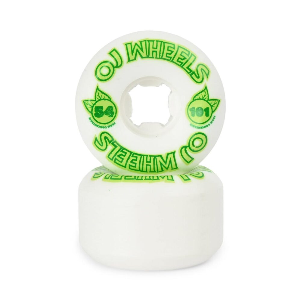 OJ From Concentrate Hardline 54mm Skateboard Wheels - White
