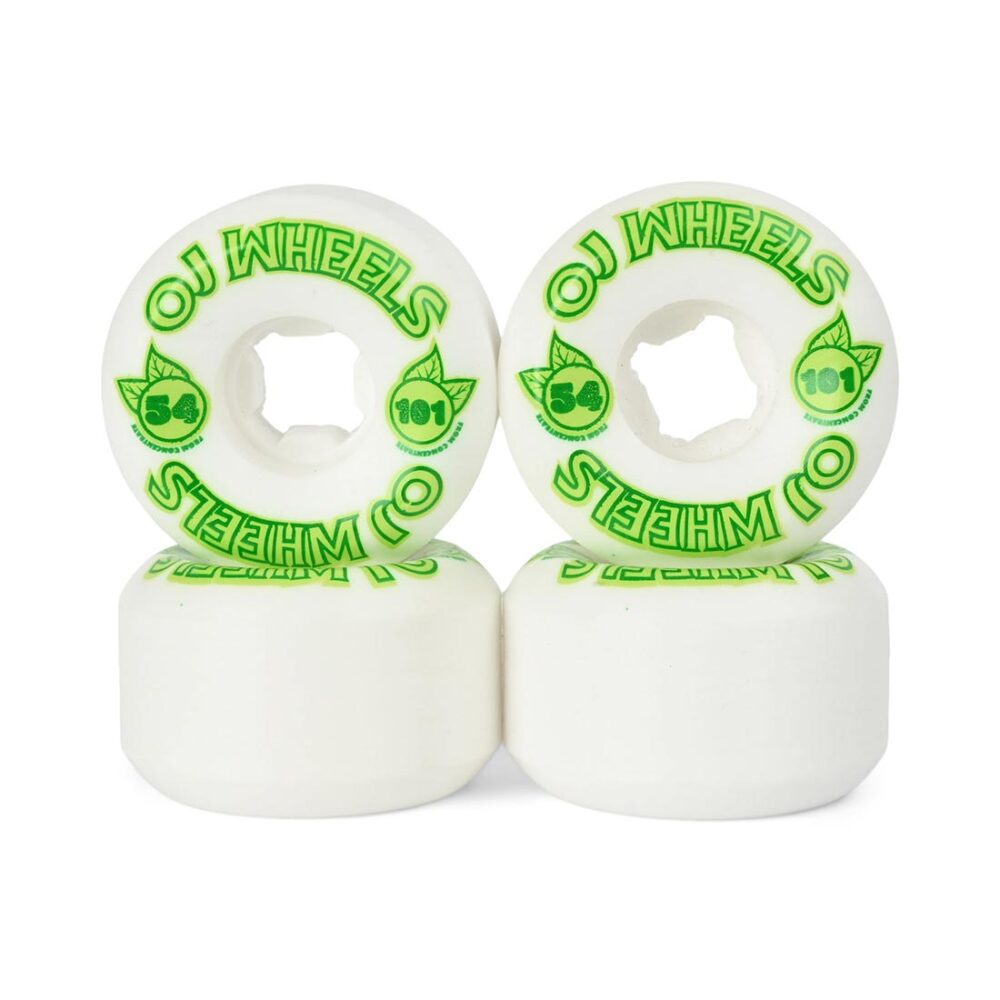 OJ From Concentrate Hardline 54mm Skateboard Wheels - White