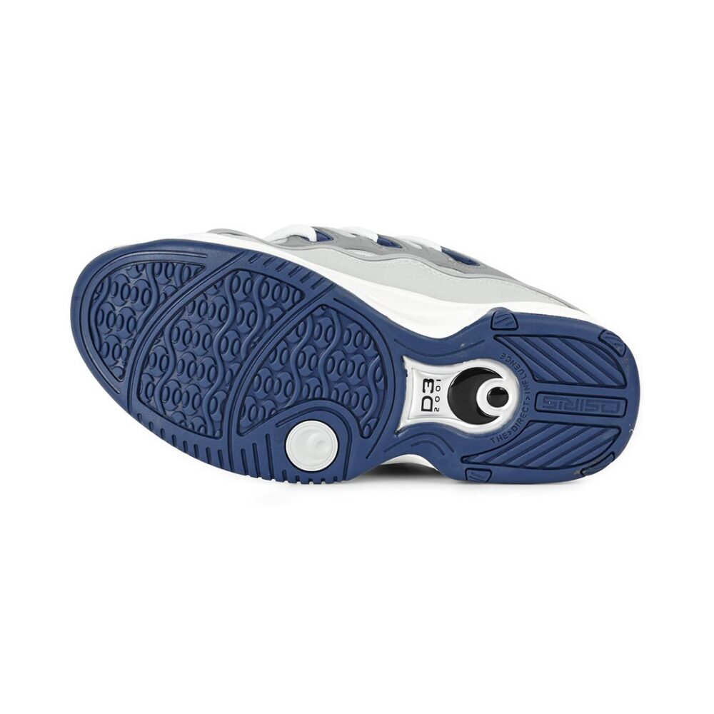 Osiris D3 2001 Skate Shoes - Grey/Navy/White