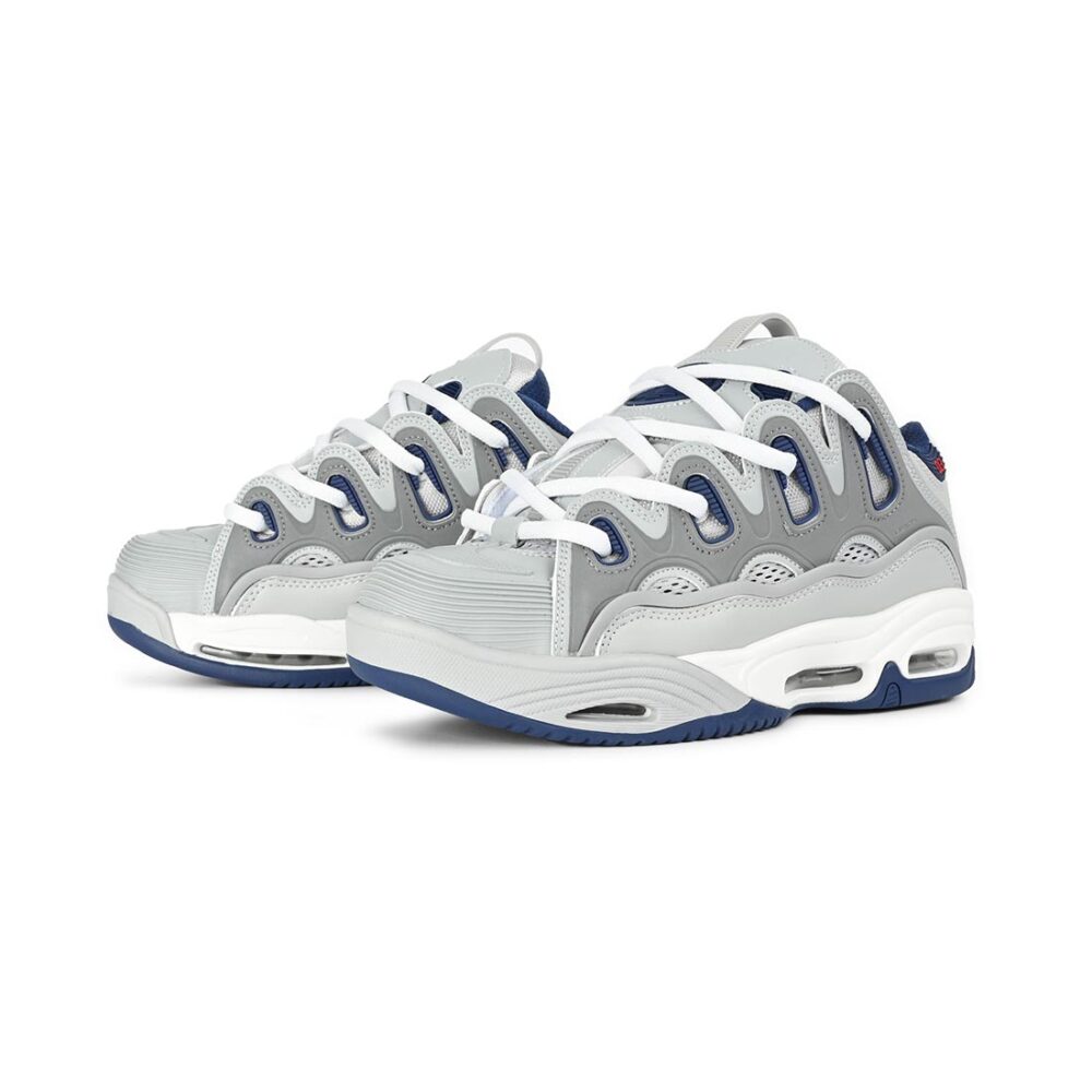 Osiris D3 2001 Skate Shoes - Grey/Navy/White