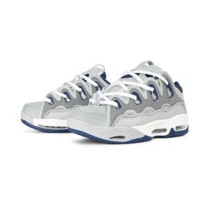 Osiris D3 2001 Skate Shoes - Grey/Navy/White