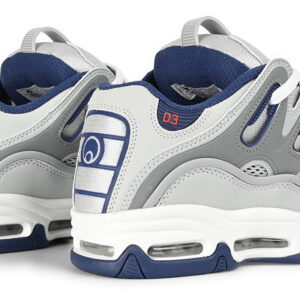 Osiris D3 2001 Skate Shoes - Grey/Navy/White