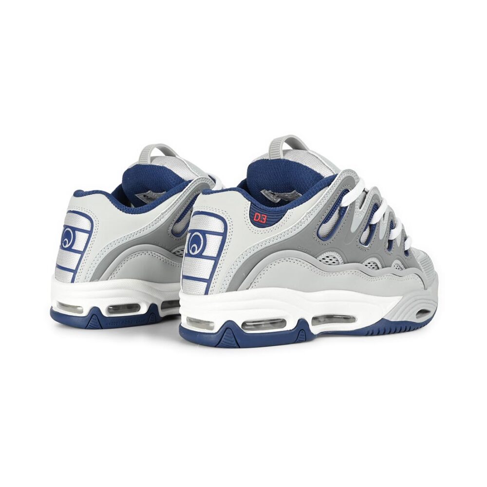 Osiris D3 2001 Skate Shoes - Grey/Navy/White