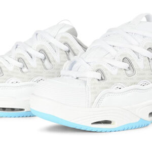 Osiris D3 2001 Skate Shoes - White/Grey/Baby Blue